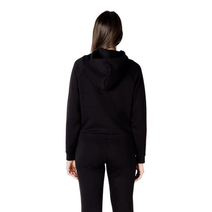 Armani Exchange Black Viscose Hoodie