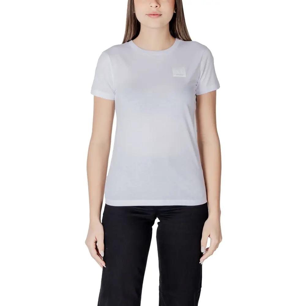 Armani Exchange White Cotton T-Shirt by Armani Exchange