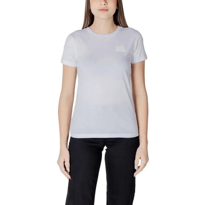Armani Exchange White Cotton T-Shirt by Armani Exchange