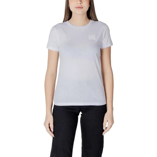 Armani Exchange White Cotton T-Shirt by Armani Exchange