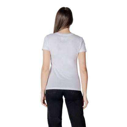 Armani Exchange White Cotton T-Shirt by Armani Exchange