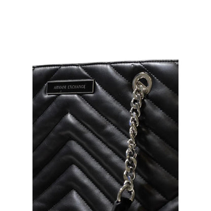 Armani Exchange Black Polyester Handbag by Armani Exchange
