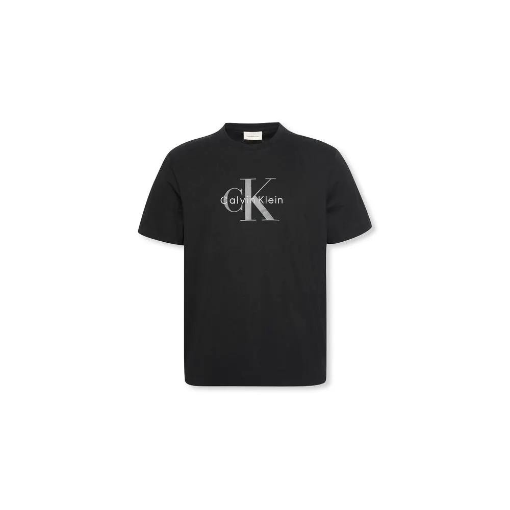 Calvin Klein Jeans Black Cotton T-Shirt by Calvin Klein Jeans