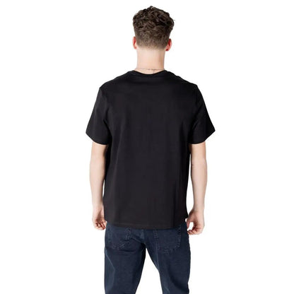 Calvin Klein Jeans Black Cotton T-Shirt by Calvin Klein Jeans