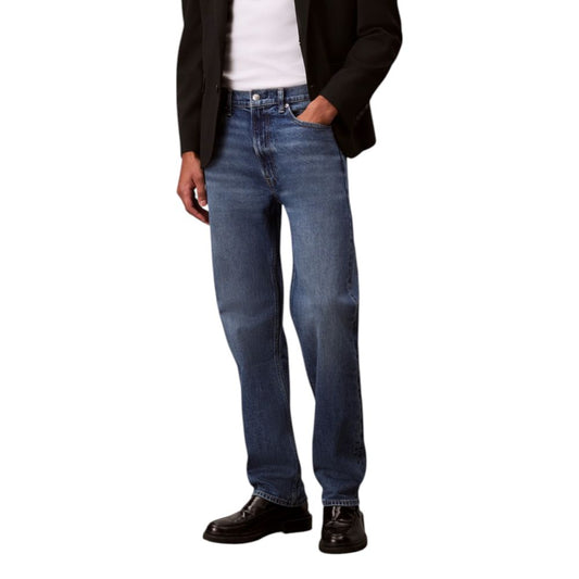 Jean Calvin Klein Jeans homme Standard Straight en coton bleu – CA-16633900176