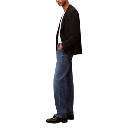 Jean Calvin Klein Jeans homme Standard Straight en coton bleu – CA-16633900176