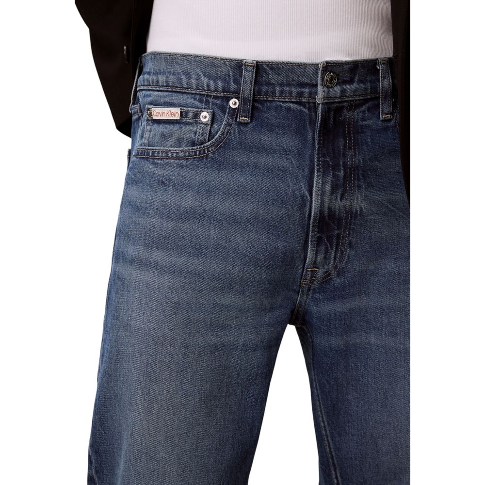 Jean Calvin Klein Jeans homme Standard Straight en coton bleu – CA-16633900176