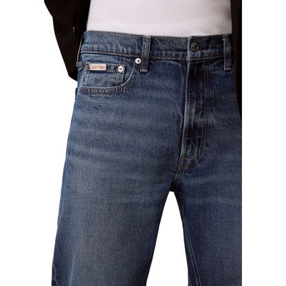 Jean Calvin Klein Jeans homme Standard Straight en coton bleu – CA-16633900176