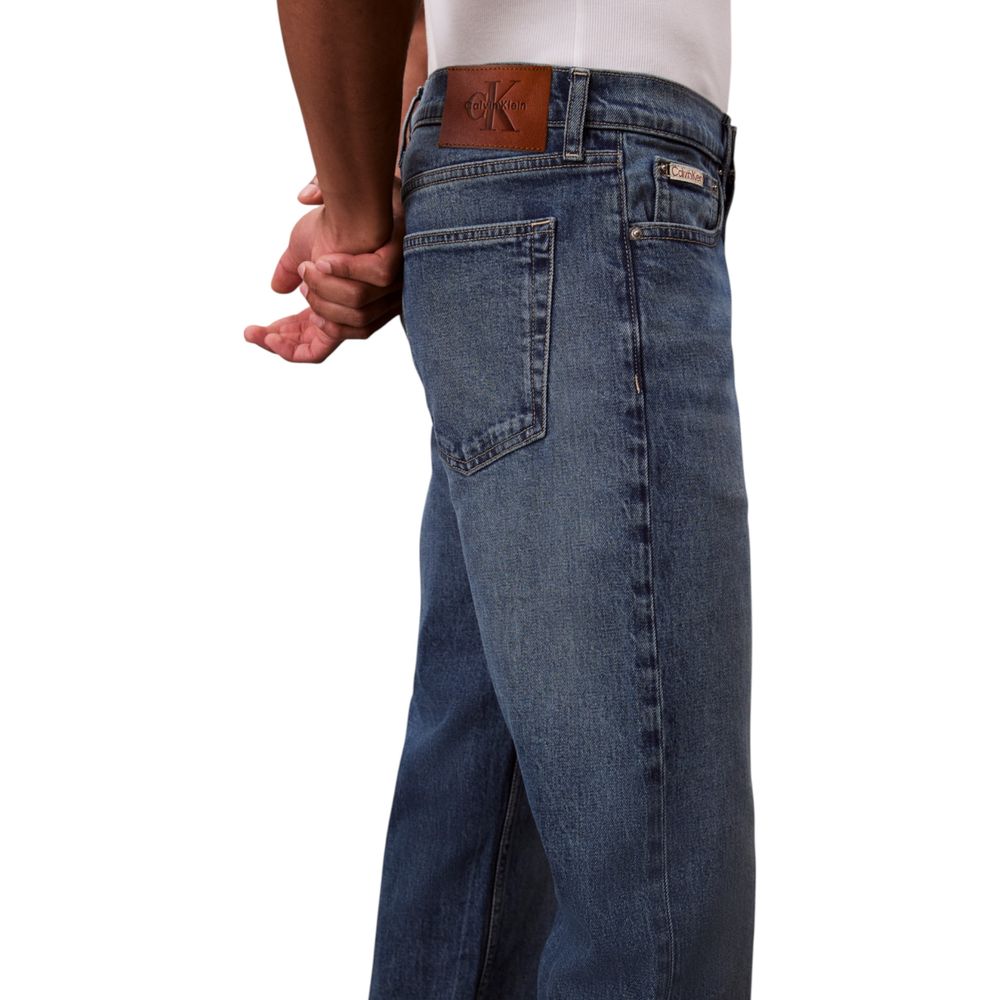 Jean Calvin Klein Jeans homme Standard Straight en coton bleu – CA-16633900176