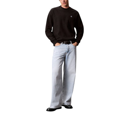 Calvin Klein Jeans Black Cotton Sweatshirt
