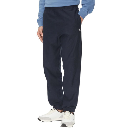 Pantalon de survêtement Calvin Klein Jeans homme Premium Terry Monogram en coton bleu – CA-16634400128