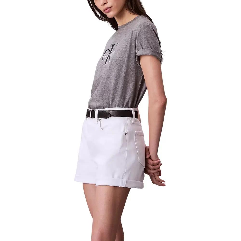 Calvin Klein Jeans Gray Cotton T-Shirt by Calvin Klein Jeans