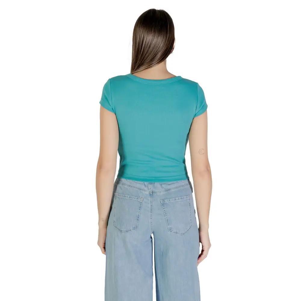 Calvin Klein Jeans Blue Cotton T-Shirt by Calvin Klein Jeans
