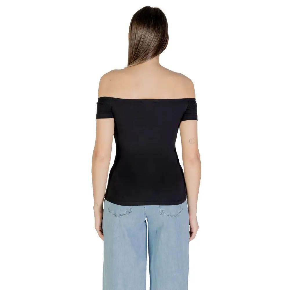 Calvin Klein Jeans Black Cotton T-Shirt by Calvin Klein Jeans