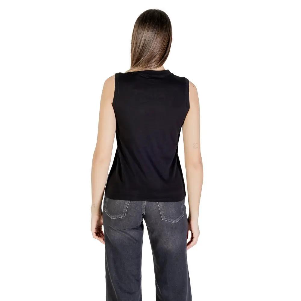 Calvin Klein Jeans Black Cotton T-Shirt by Calvin Klein Jeans