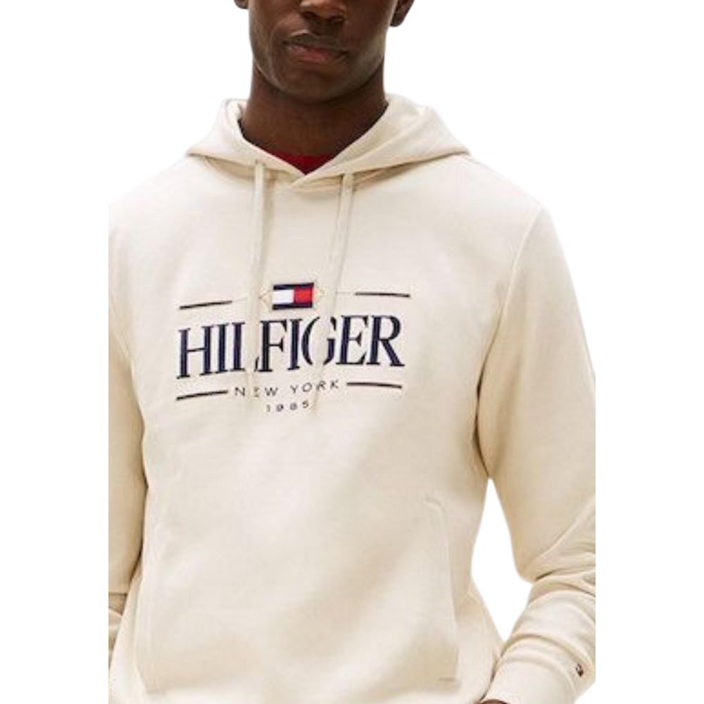 Tommy Hilfiger Beige Organic Cotton Hoodie
