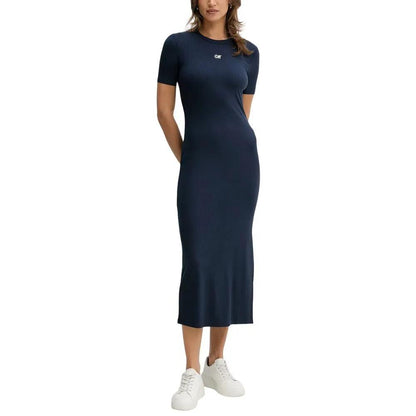 Calvin Klein Jeans Blue Modal Long Dress by Calvin Klein Jeans
