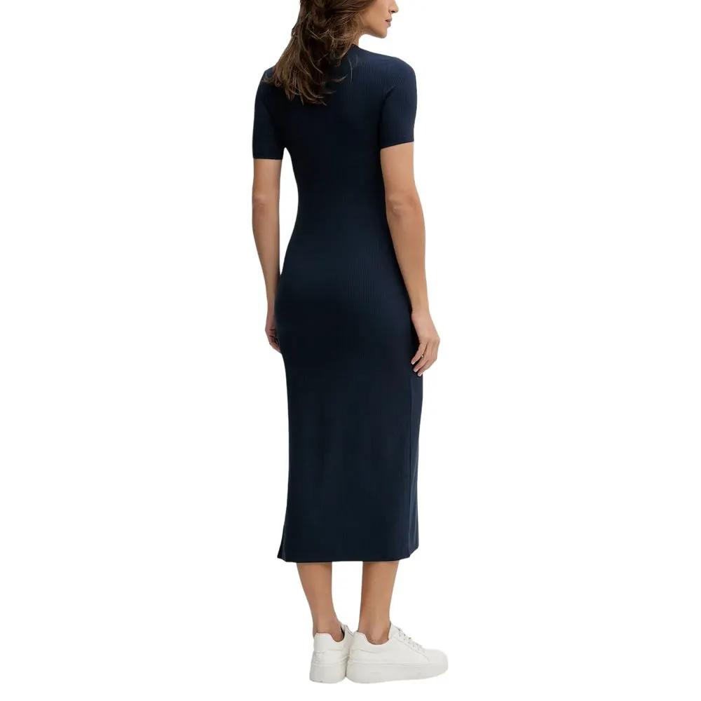 Calvin Klein Jeans Blue Modal Long Dress by Calvin Klein Jeans