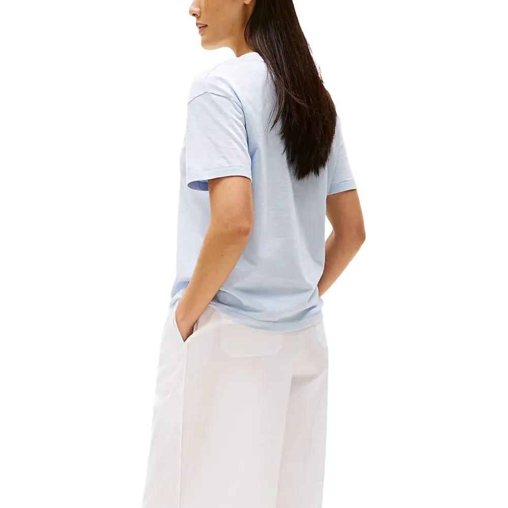 Tommy Hilfiger Blue Organic Cotton T-Shirt by Tommy Hilfiger