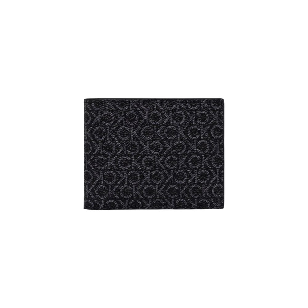 Calvin Klein Black Recycled Polyester Wallet