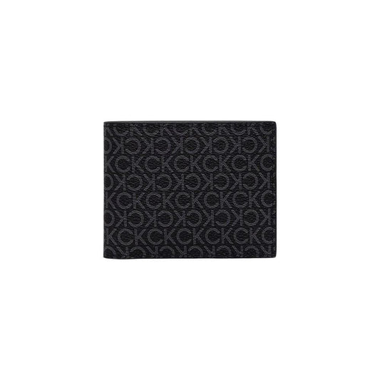 Calvin Klein Black Recycled Polyester Wallet