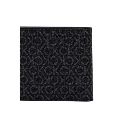 Calvin Klein Black Recycled Polyester Wallet