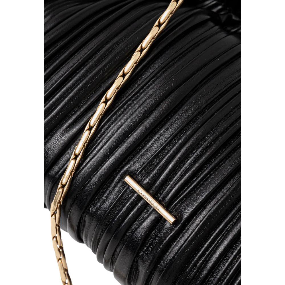 Calvin Klein Black Polyethylene Handbag by Calvin Klein