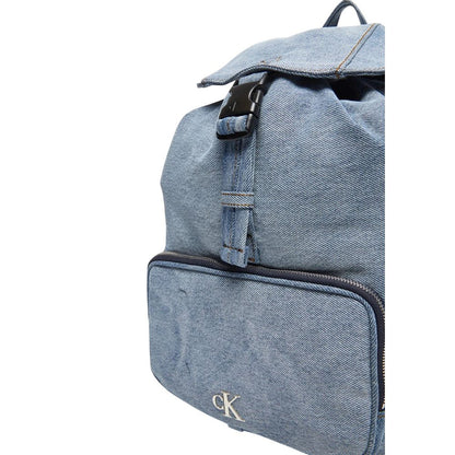 Calvin Klein Blue Cotton Backpack