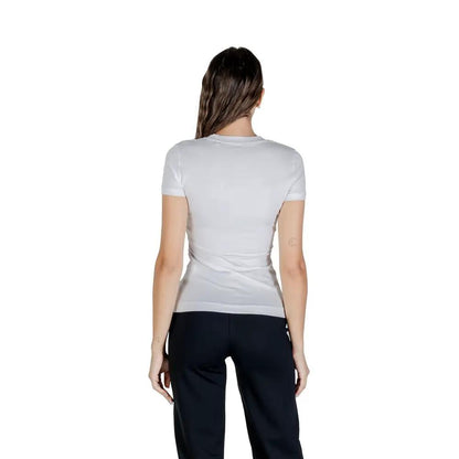 Guess White Cotton T-Shirt by Guess