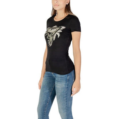 Guess Black Cotton T-Shirt by Guess