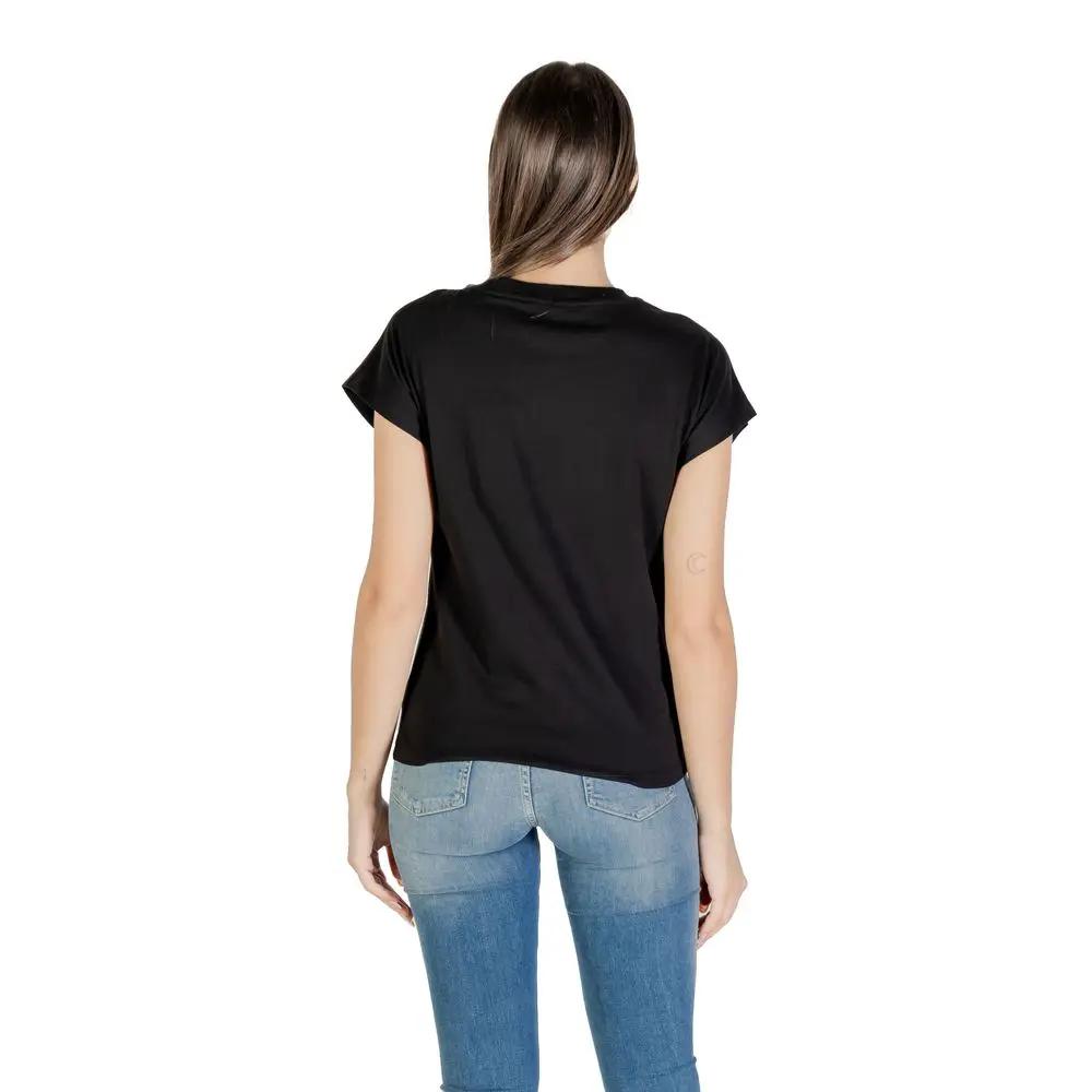 Guess Black Cotton T-Shirt by Guess