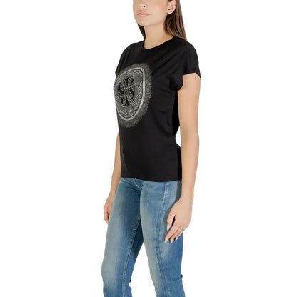 Guess Black Cotton T-Shirt by Guess