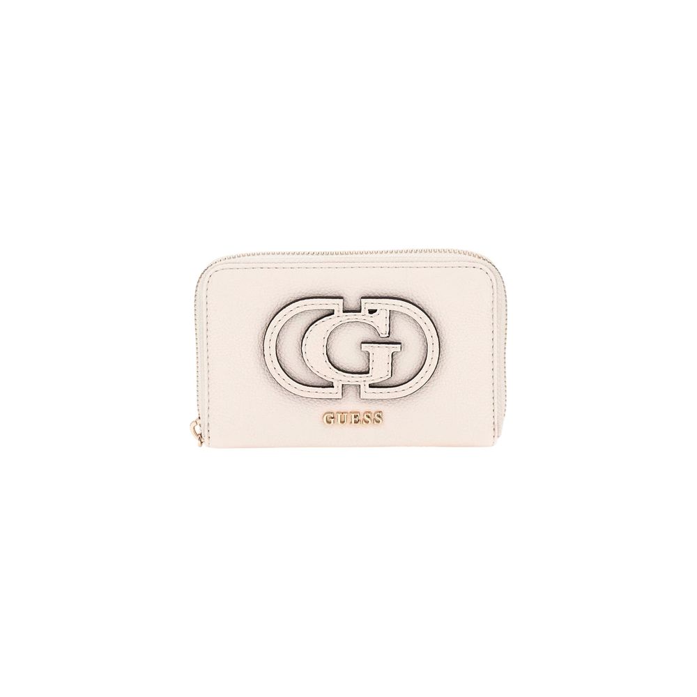 Guess White Polyethylene Wallet