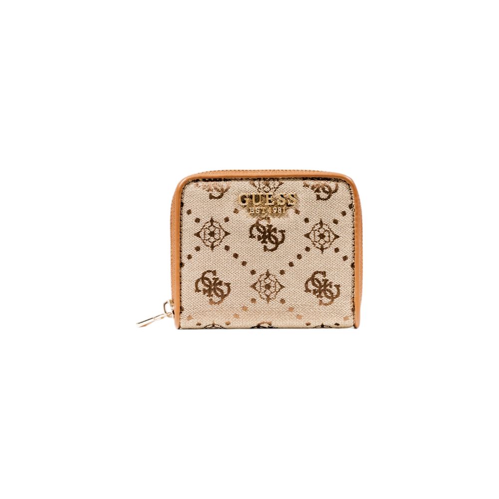 Guess Beige Polyester Wallet