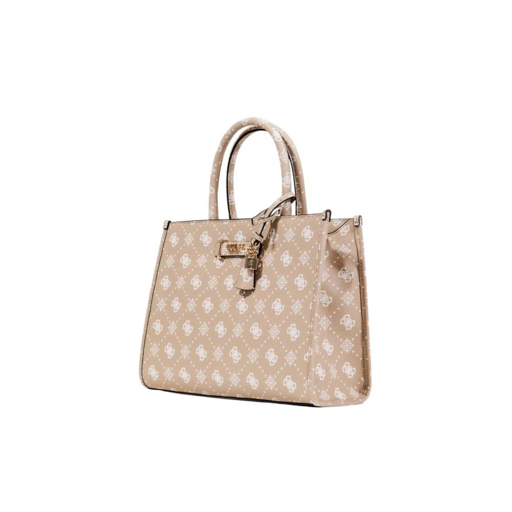 Guess Beige Polyethylene Handbag by Guess