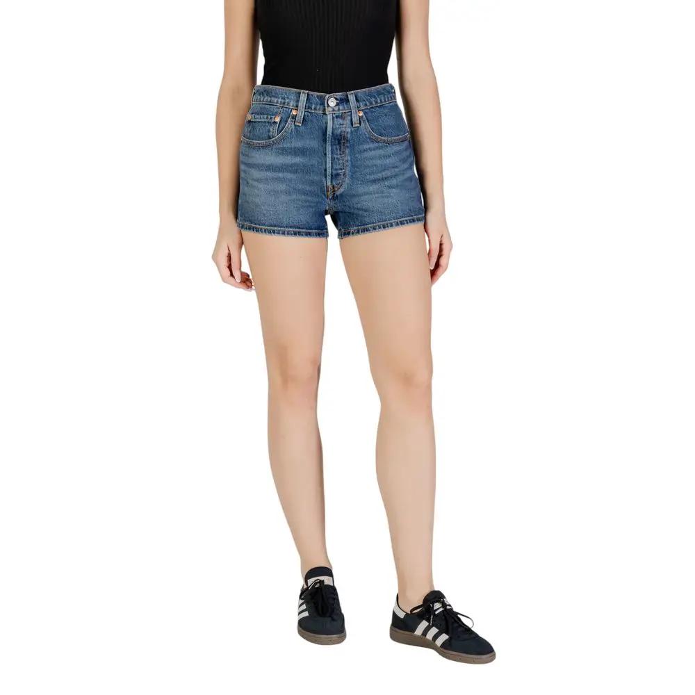 Levi's Blue Cotton Shorts by Levi's