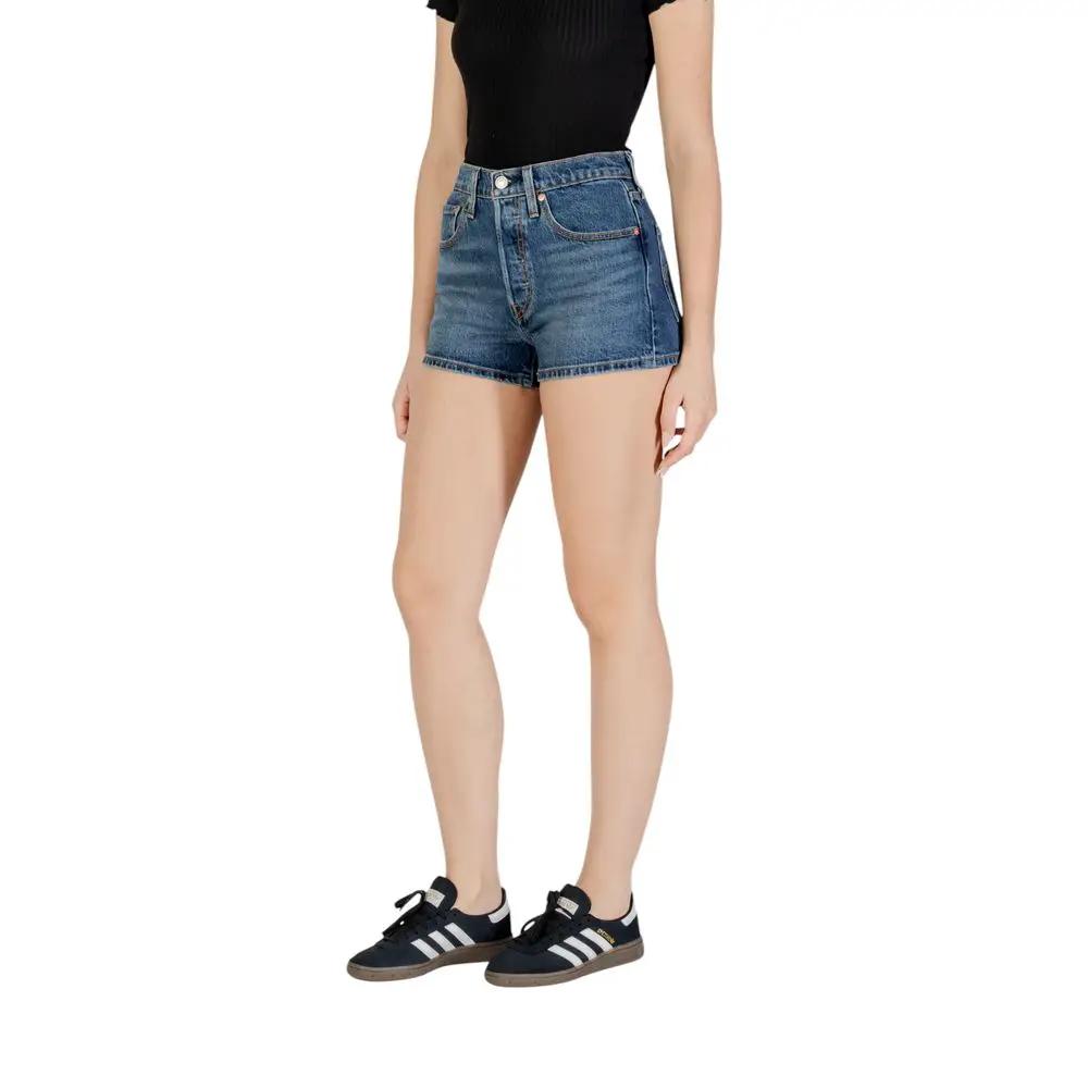 Levi's Blue Cotton Shorts by Levi's