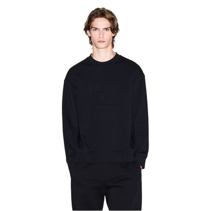 Armani Exchange Black Cotton Sweatshirt