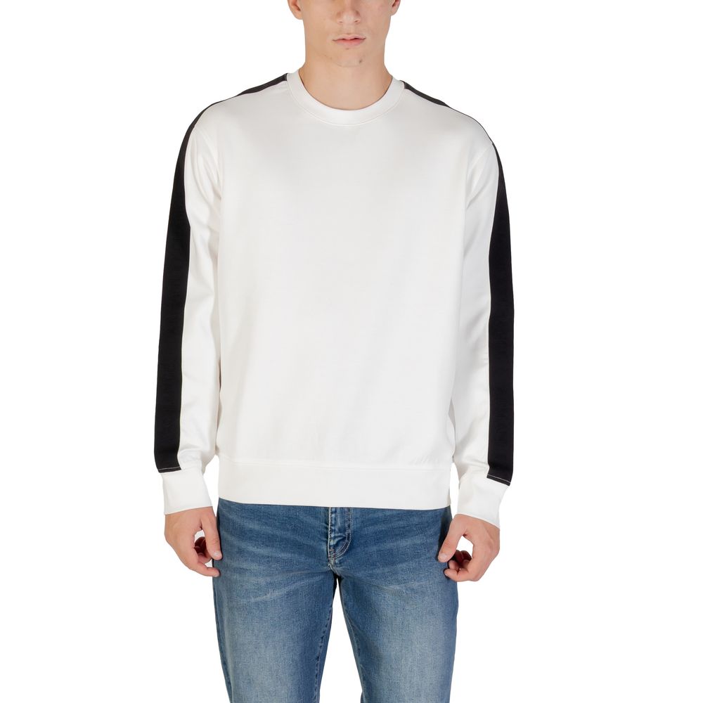 Armani Exchange Cream Cotton Sweatshirt