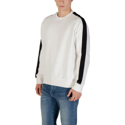 Armani Exchange Cream Cotton Sweatshirt