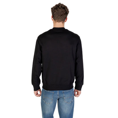 Armani Exchange Black Cotton Sweatshirt