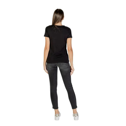 Armani Exchange Black Cotton T-Shirt by Armani Exchange