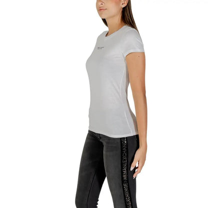 Armani Exchange White Cotton T-Shirt by Armani Exchange