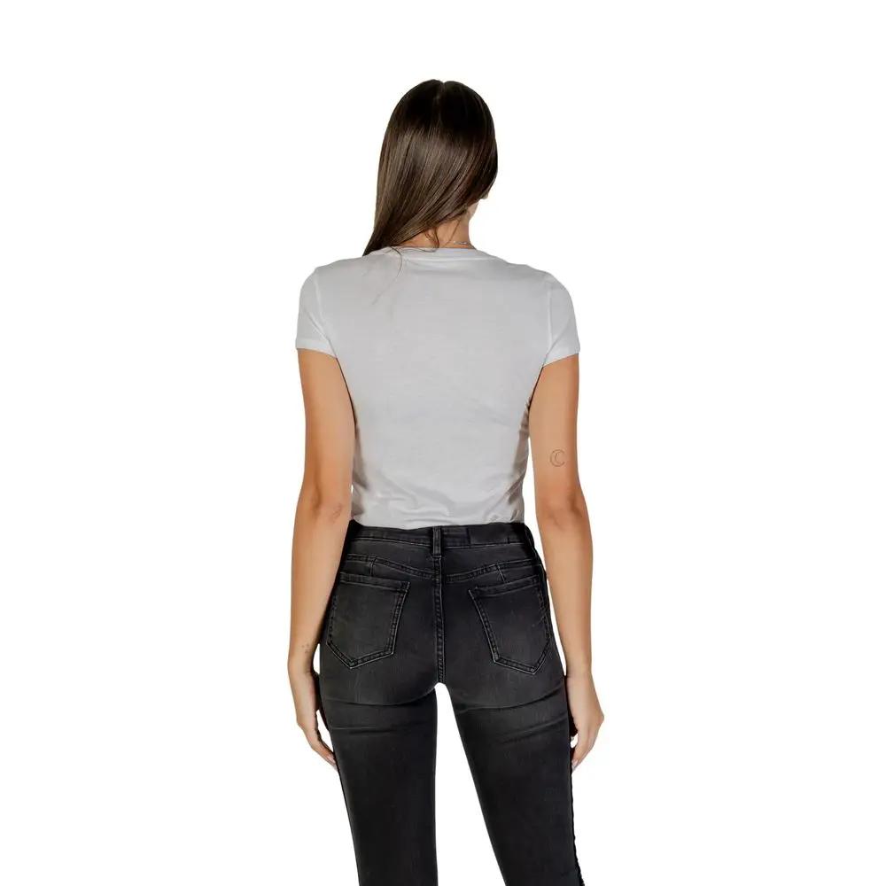 Armani Exchange White Cotton T-Shirt by Armani Exchange