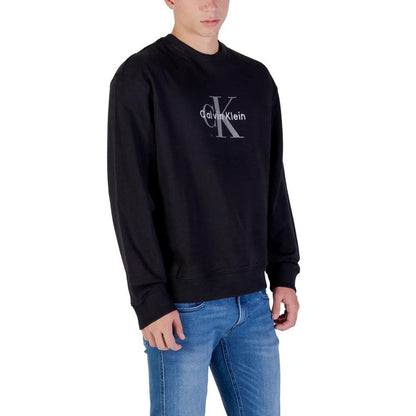 Calvin Klein Jeans Black Cotton Sweatshirt