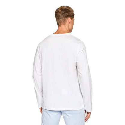 Ralph Lauren White Cotton Long Sleeve T-Shirt