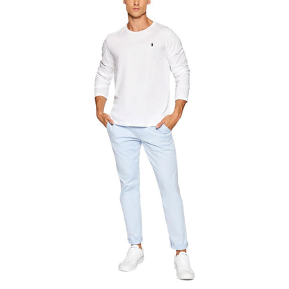 Ralph Lauren White Cotton Long Sleeve T-Shirt