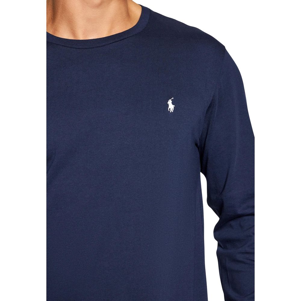 Ralph Lauren Blue Cotton Long Sleeve T-Shirt