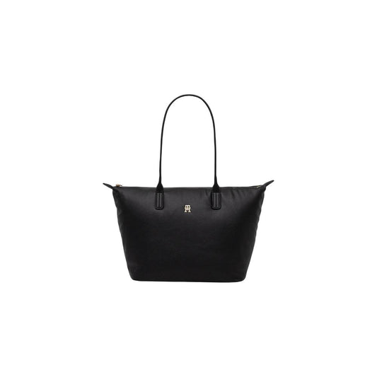 Tommy Hilfiger Black Recycled Polyester Handbag