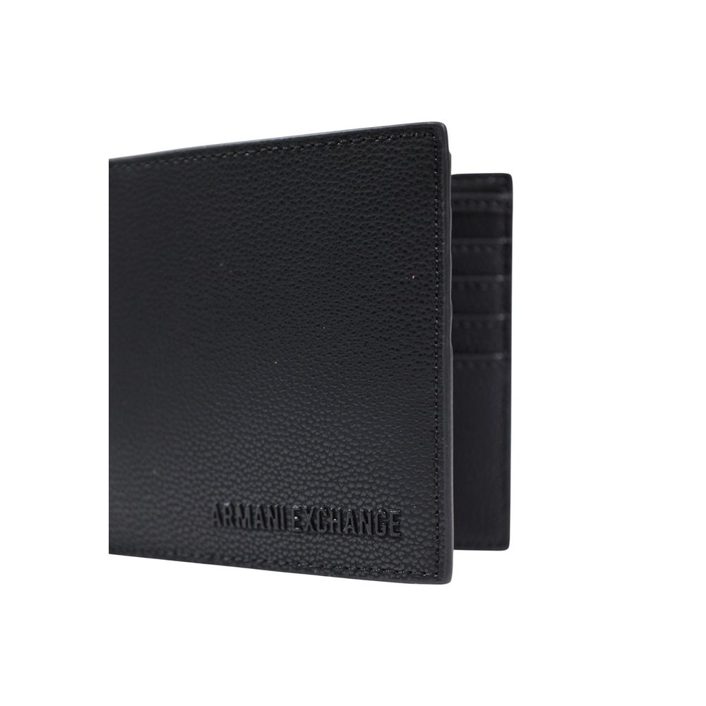Armani Exchange Black Polyester Wallet